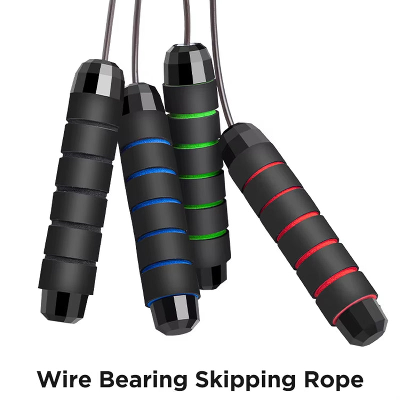 Custom Jump Rope with Weight Adjustable Professional Handle Speed Cable High Speed Skipping Jump Rope