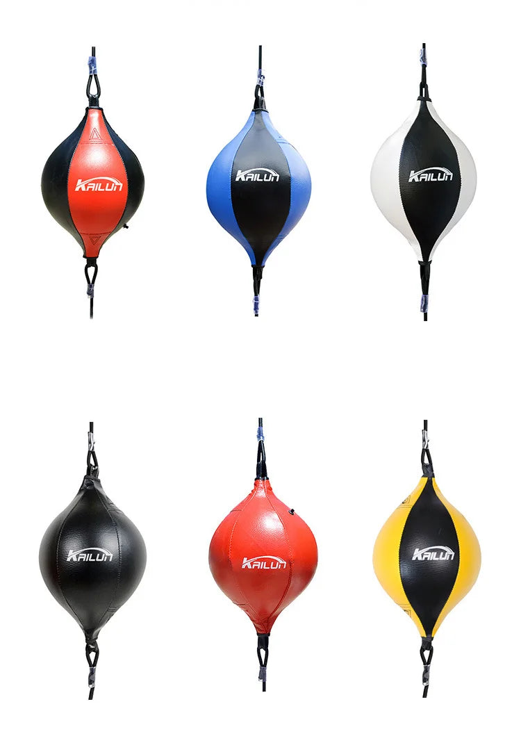 Punching Speed Ball with Elastic Rope Hanging Boxing Ball Reflex Pear Dodge Ball Suspension System