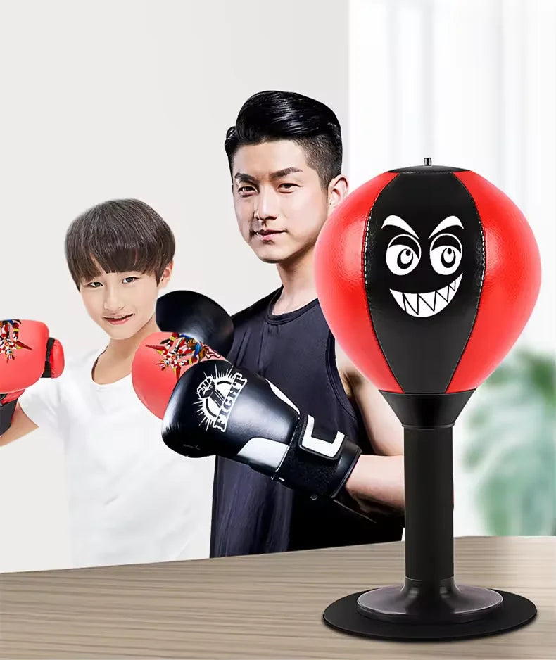 Good Sales Boxing Speed Punch Ball Desktop Bag for Desk with Suction Cup Strain Tension Toys Desktop