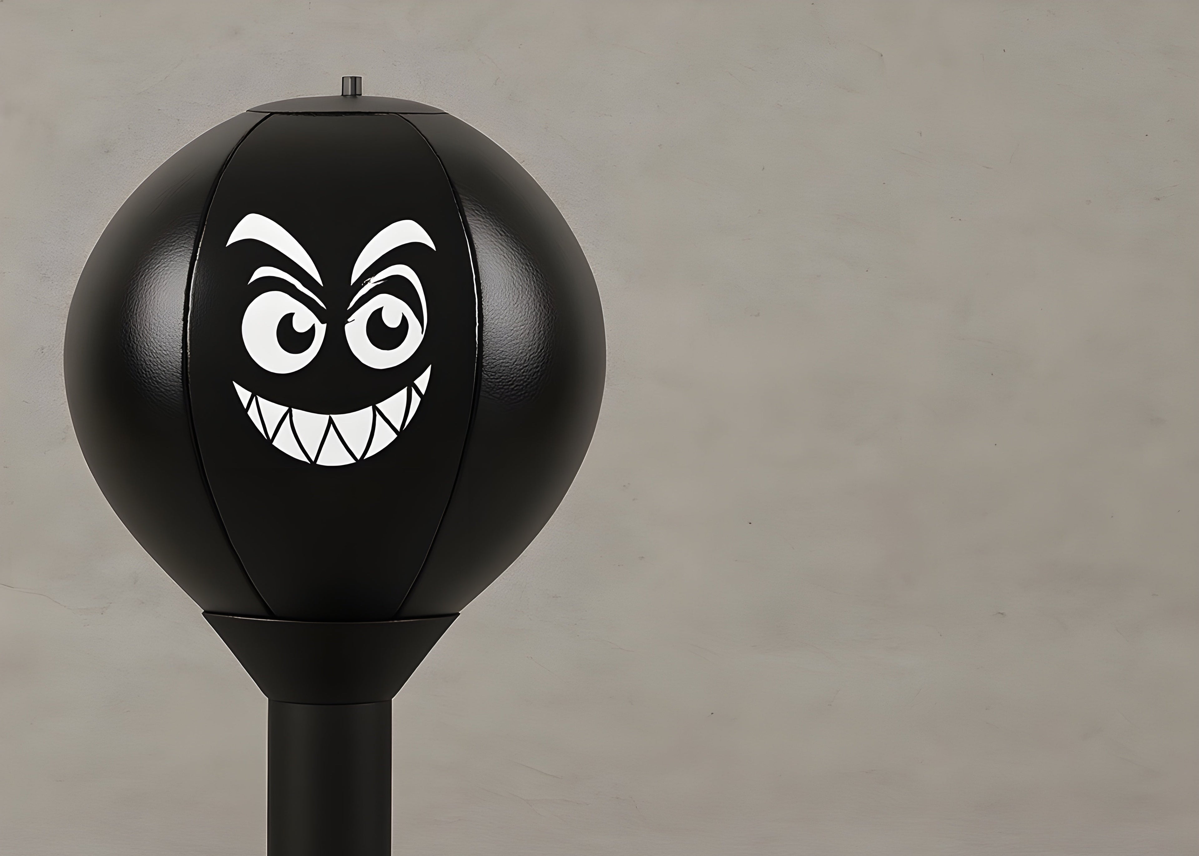 RageBop Black Punching Bag